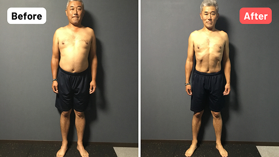 Before and After Transformation